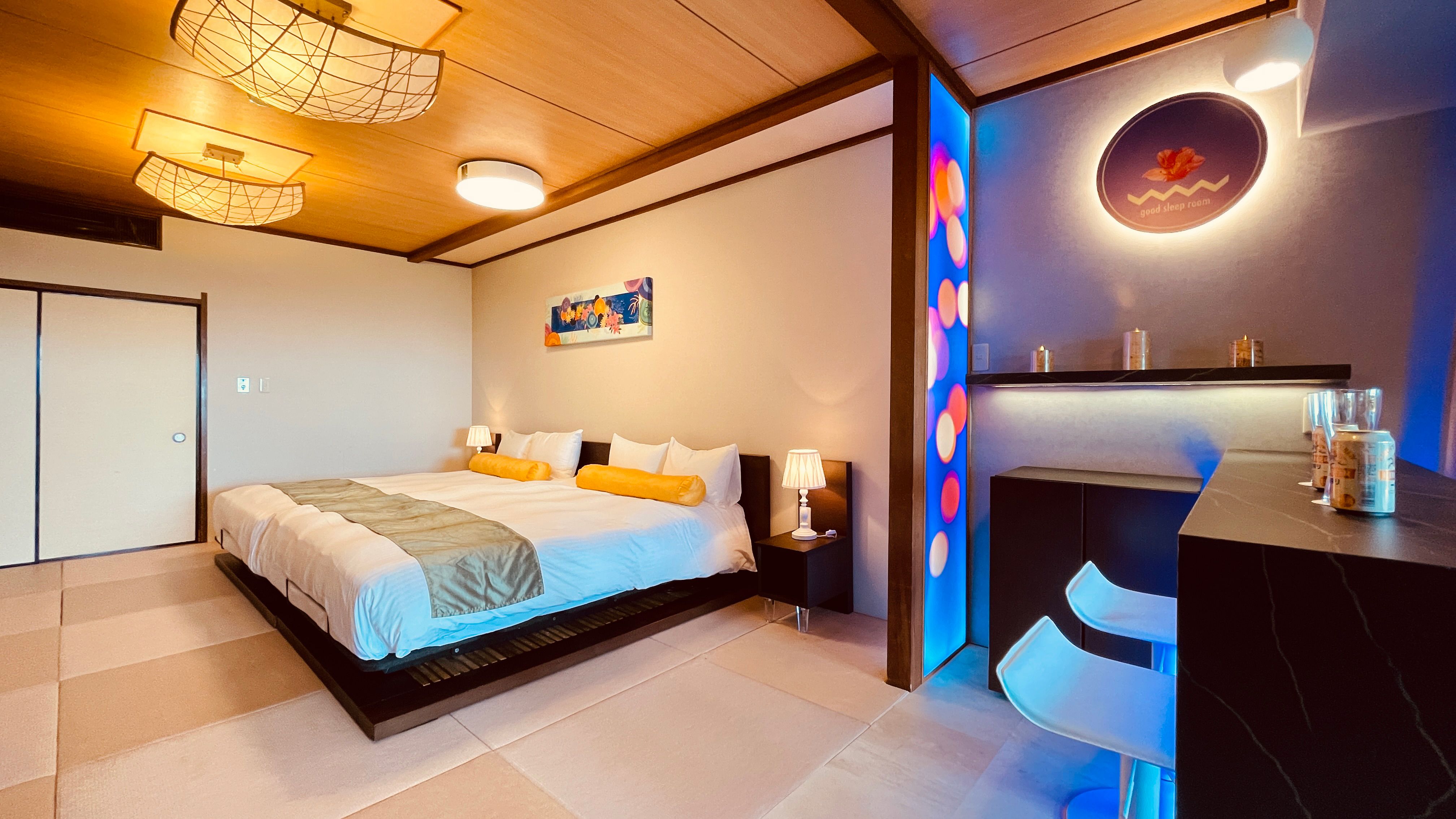 露天＋足湯付き／ミニバー