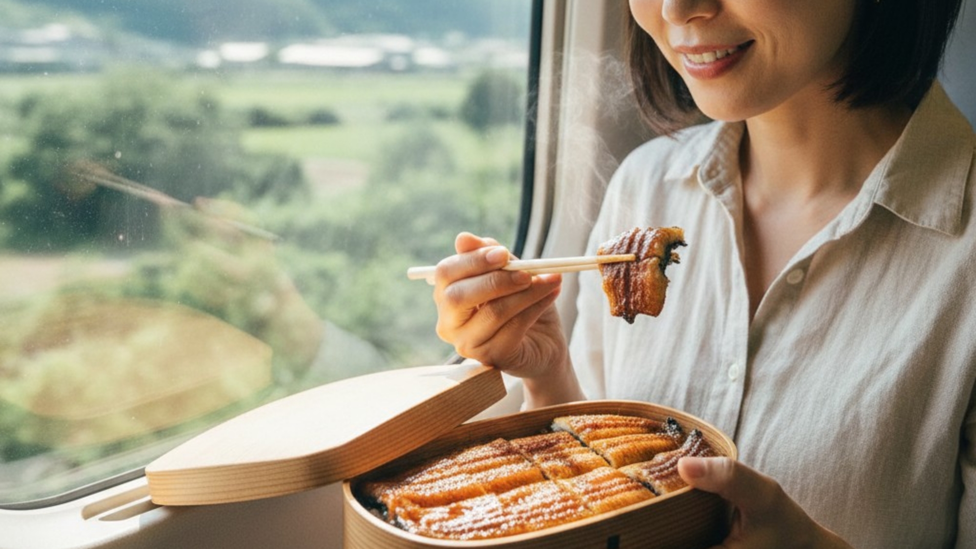 地元名物「あなごめし」を食べて広島観光！※イメージ