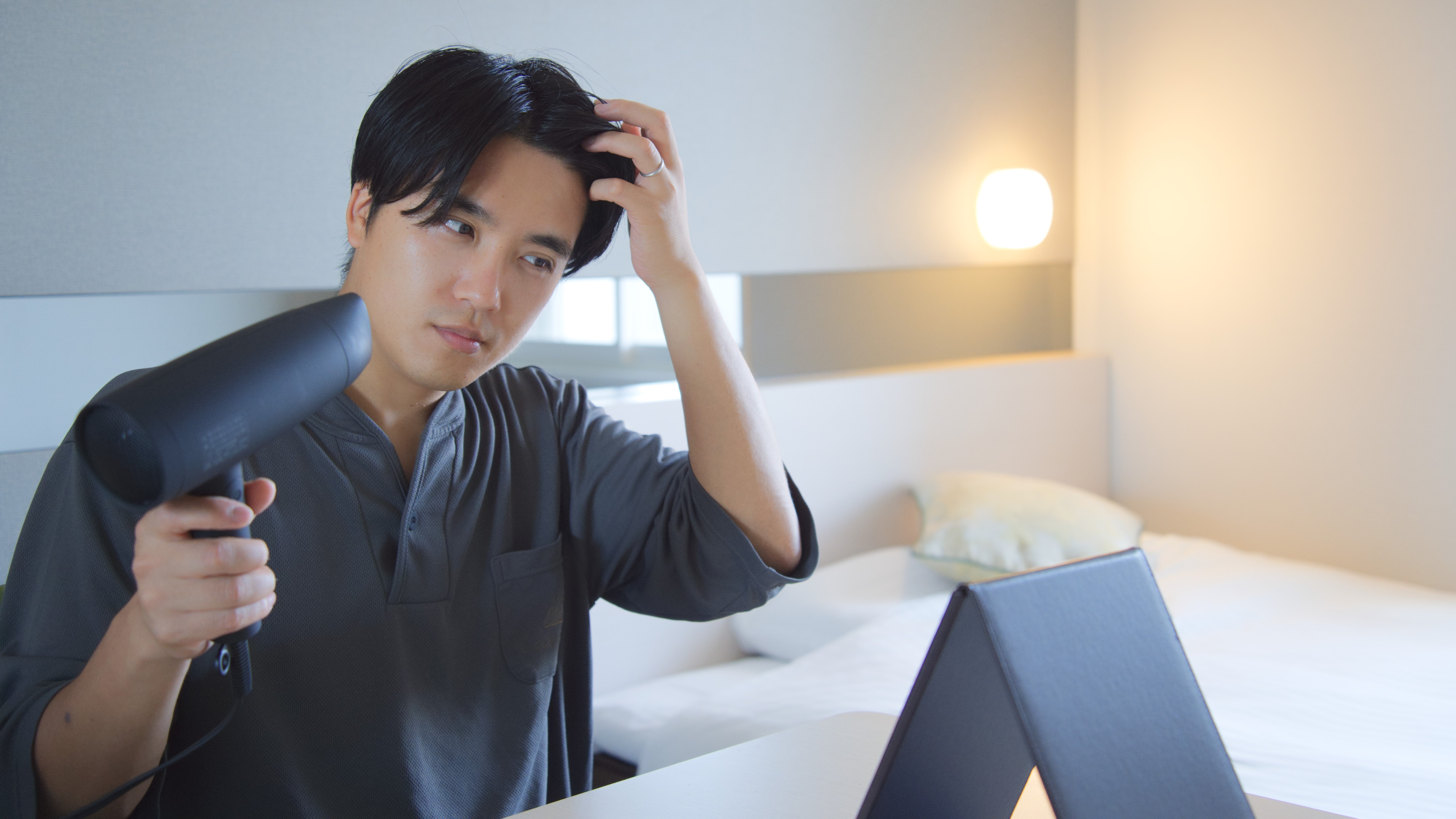 外出先でも髪をやさしくケアできます