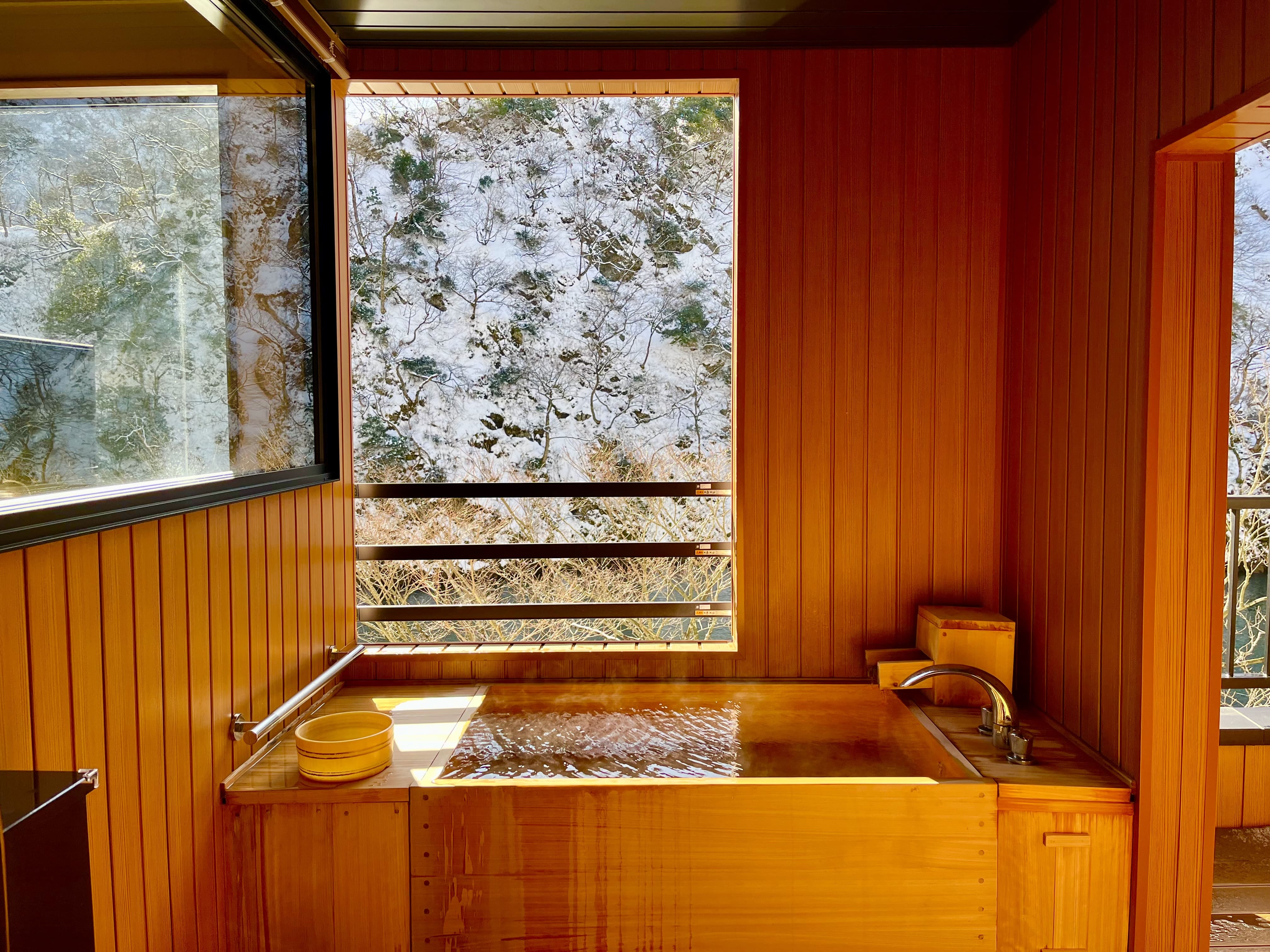 露天風呂付和洋室の内装