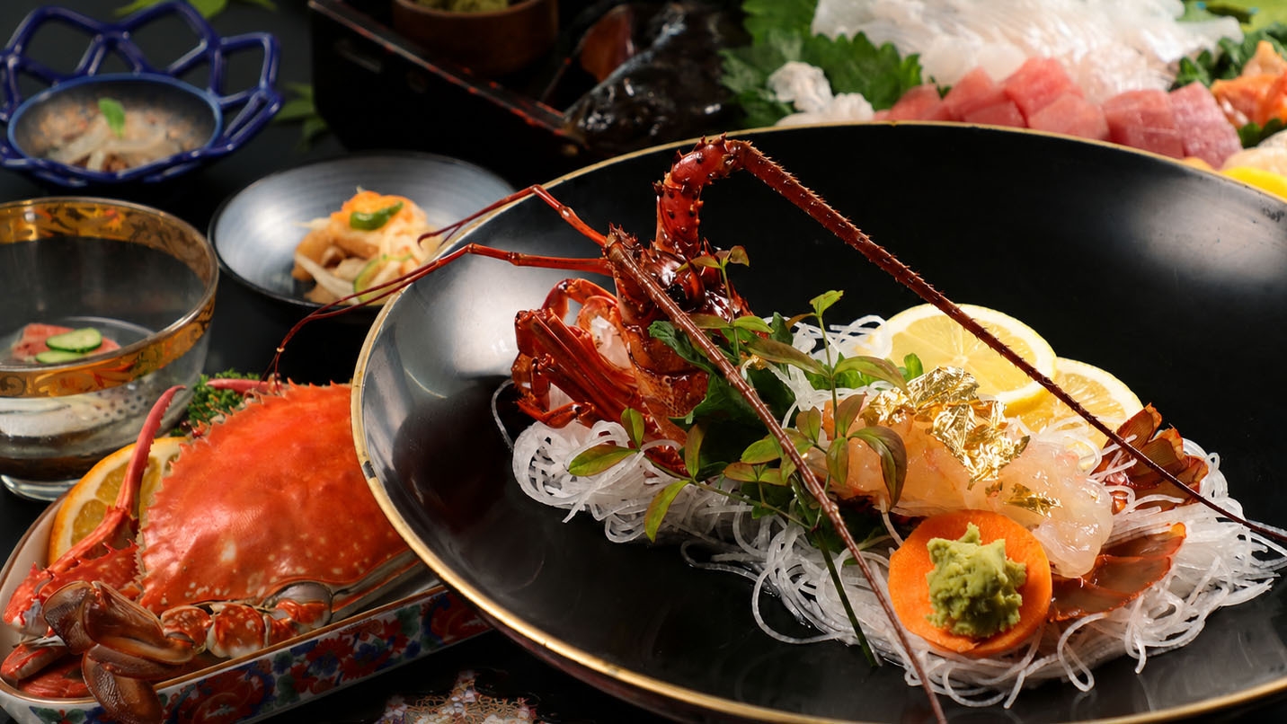 【伊勢海老付】伊勢海老を味わう海鮮料理プラン-2食付-