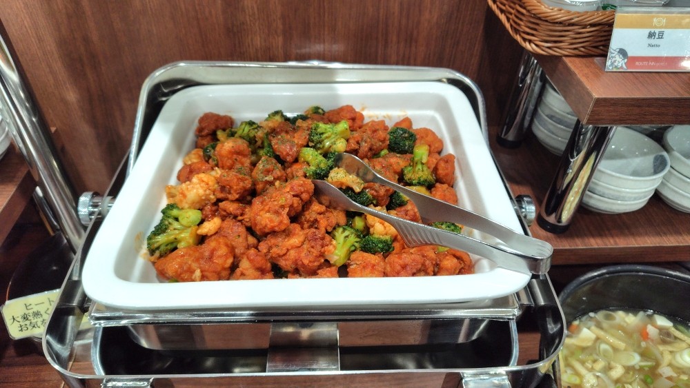 ブロッコリーと鶏肉のチリソース