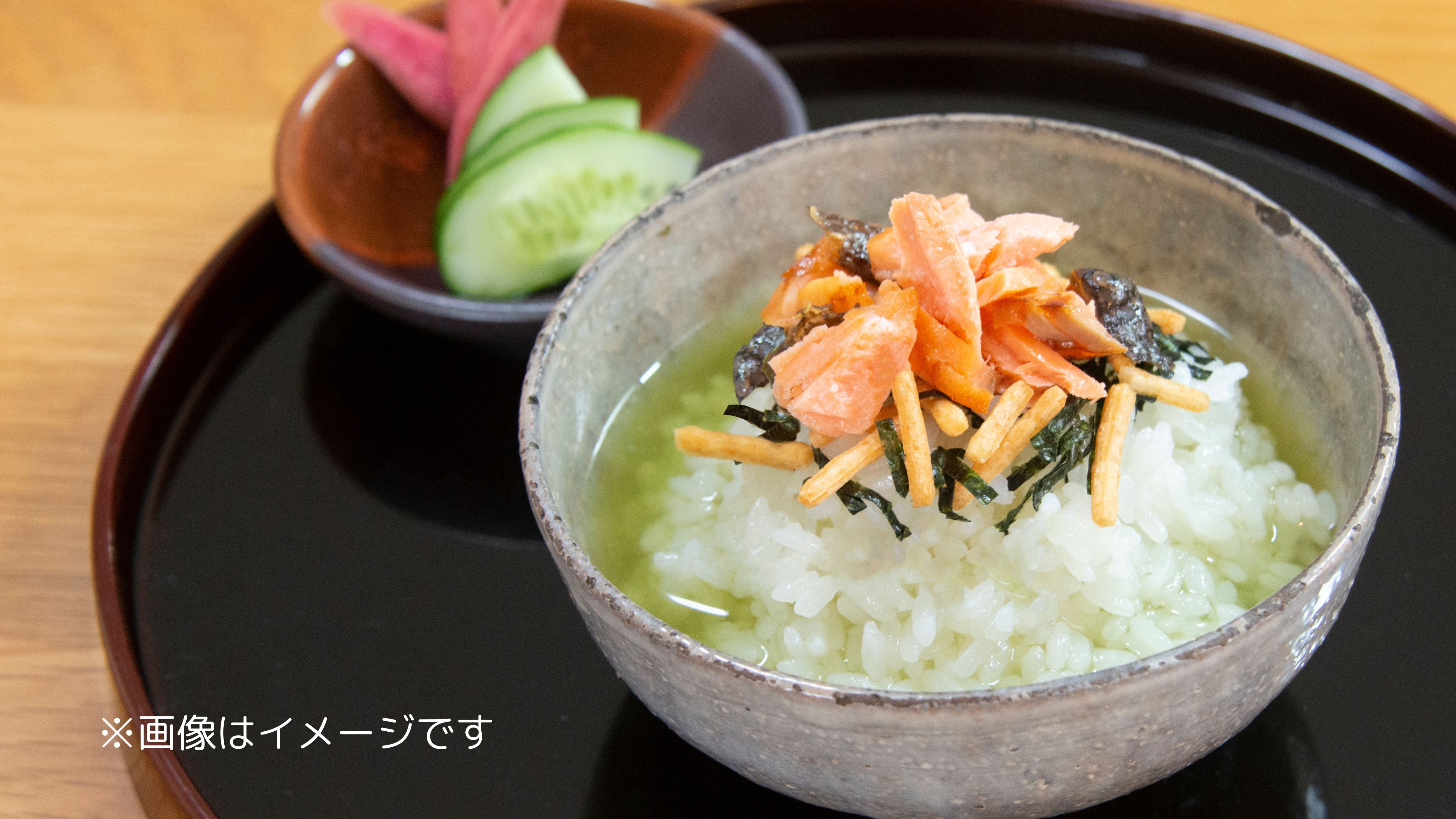 【朝食例】お好きな具材でお茶漬けバイキングをお楽しみください♪（画像はイメージです）