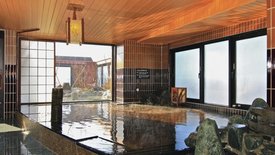 ◆男性大浴場　天然温泉岩木桜の湯<内湯>