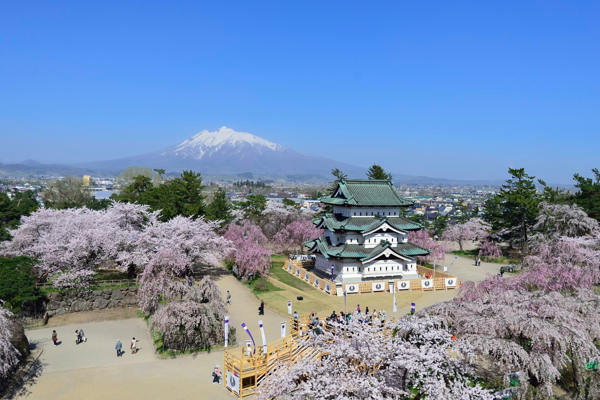 【弘前市観光名所】弘前公園(桜祭り)