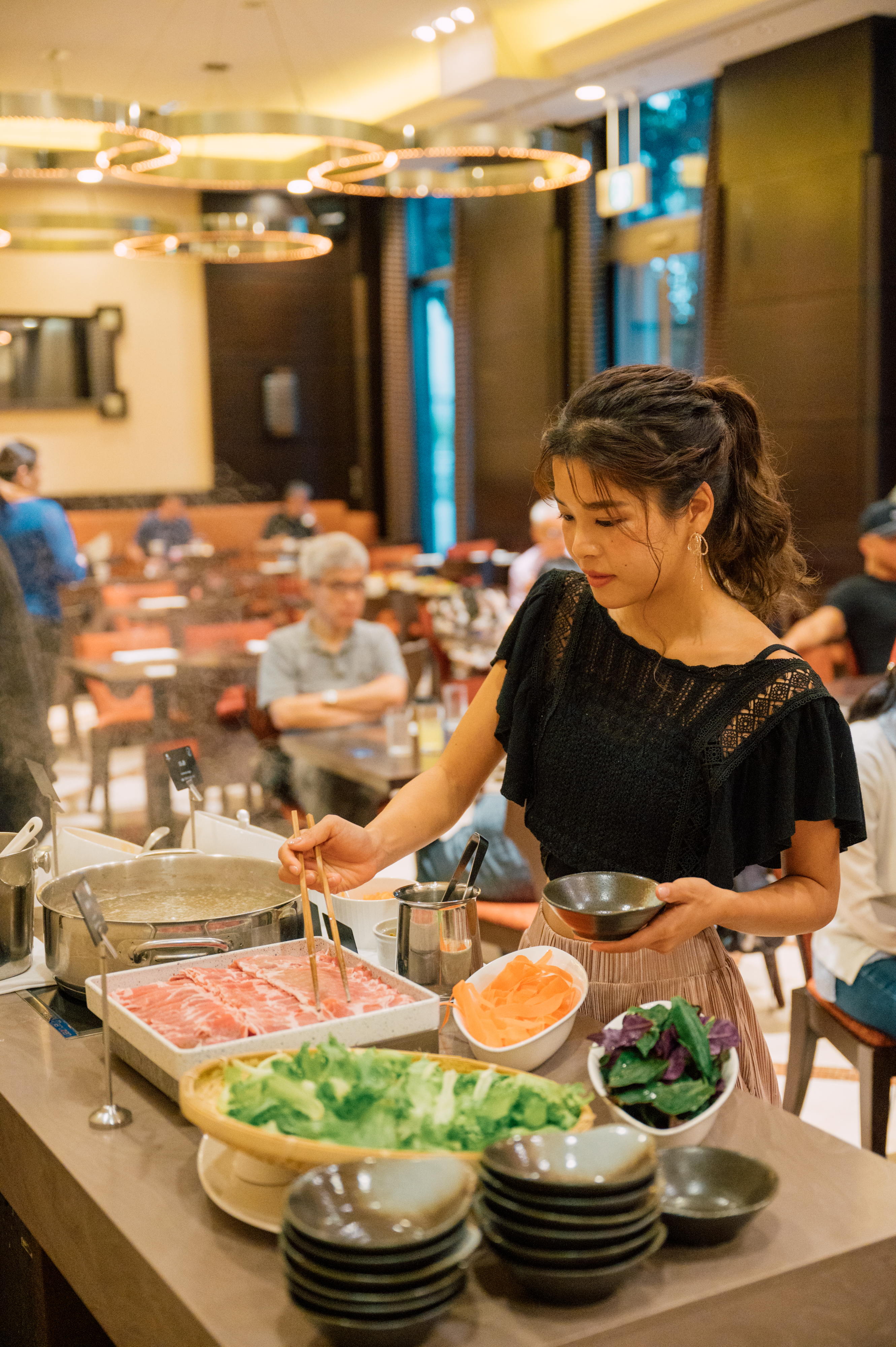 朝食ビュッフェ