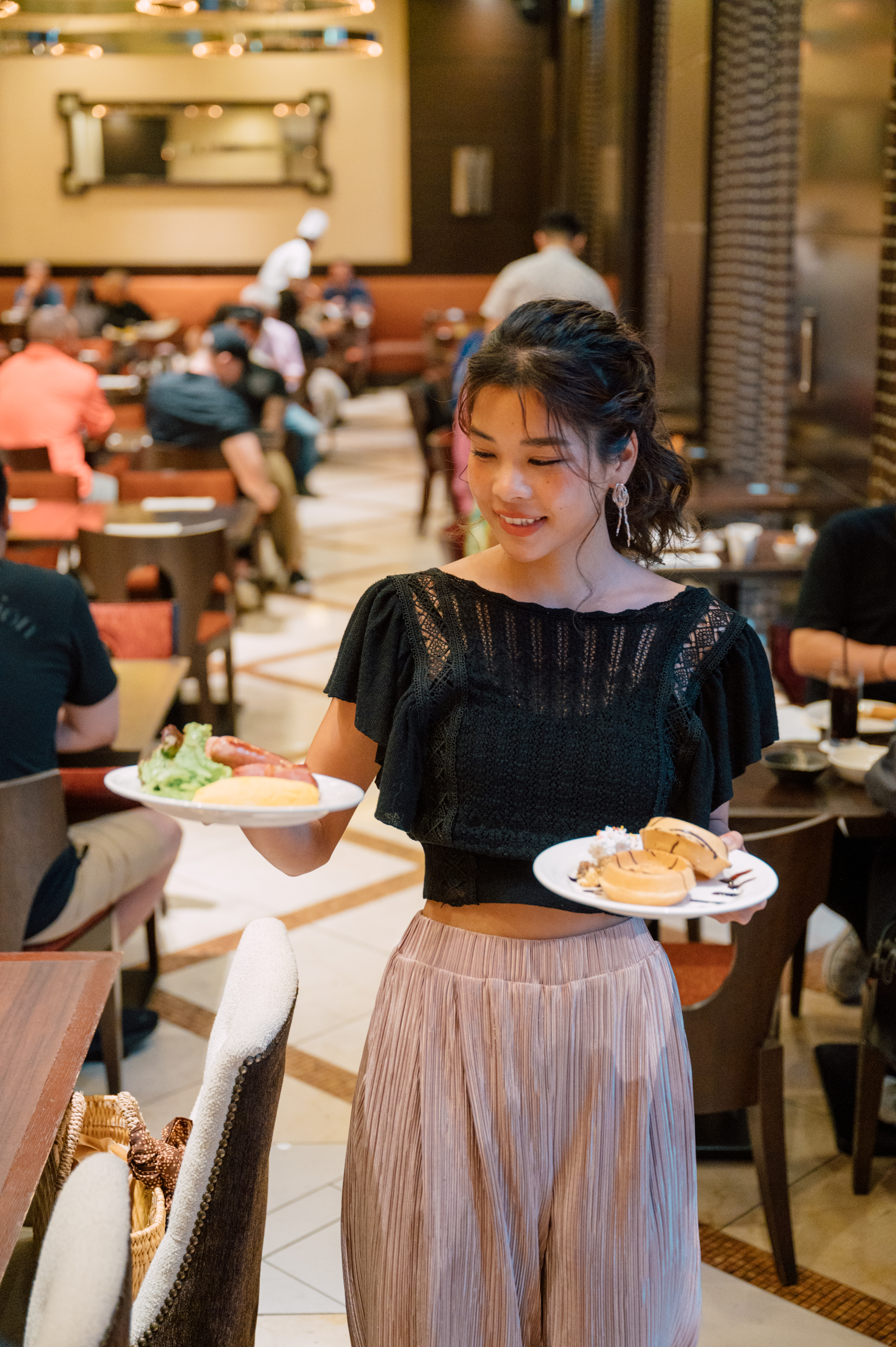 朝食ビュッフェ