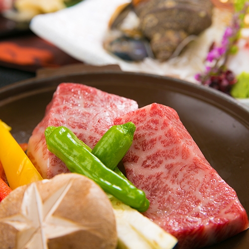 【ビジネスツインプラン◆２食付】グレードアップ和会席◆柔らかくトロける【讃岐オリーブ牛】を陶板焼きで