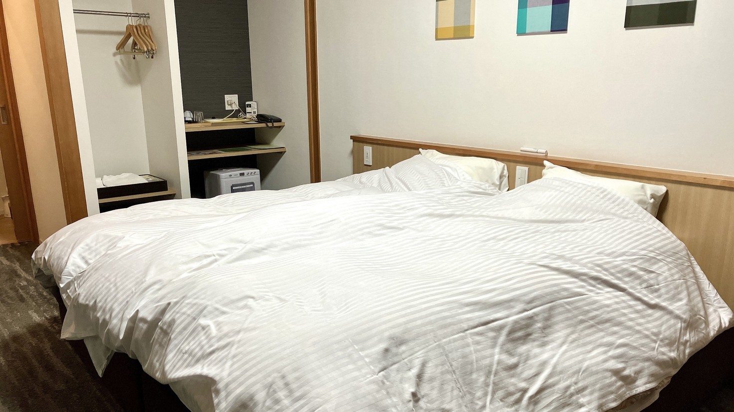 露天風呂付きダブルベッド