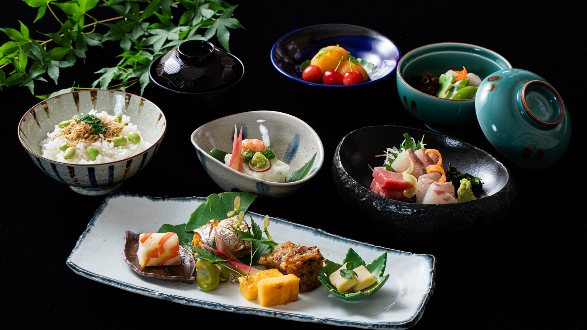 【夕食】某老舗日本料理店出身の料理人が腕をふるう、贅沢なディナー懐石