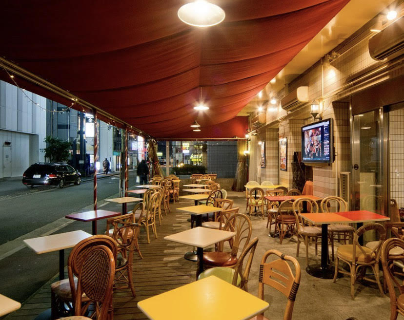 サクラカフェテラス席　Sakura Cafe terrace table