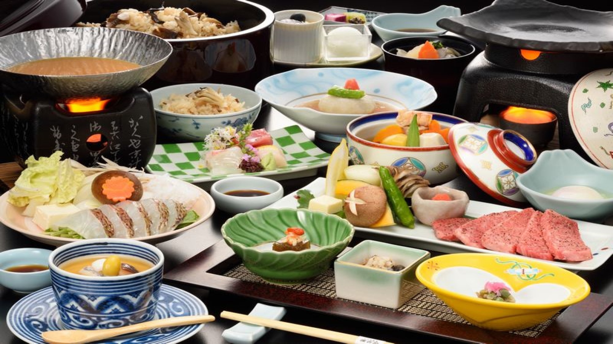 【直前割・タイムセール】最大30％OFF☆夕食メインが3種類から選べる♪ブランド肉+魚料理を堪能★