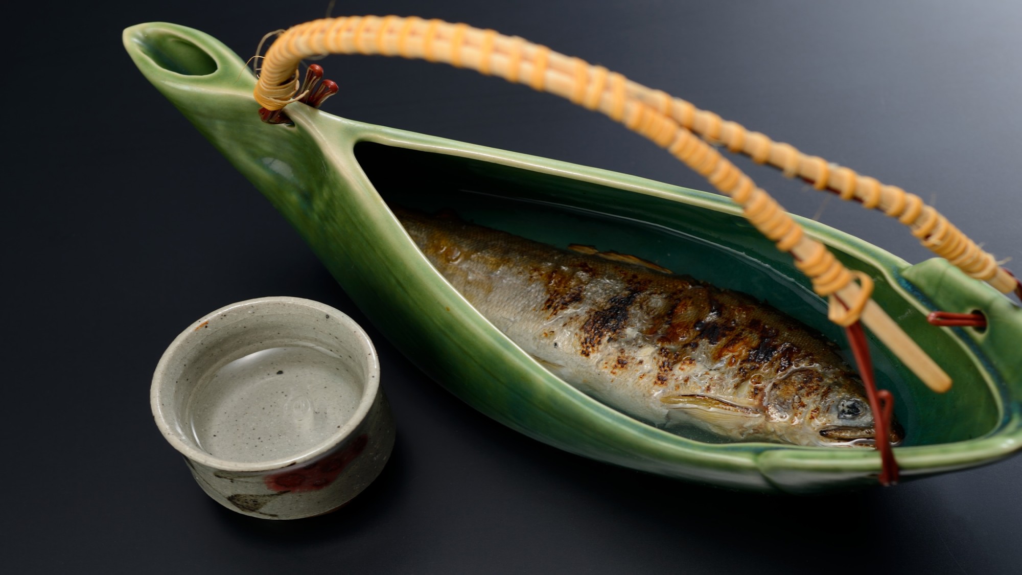 追加料理：岩魚の骨酒