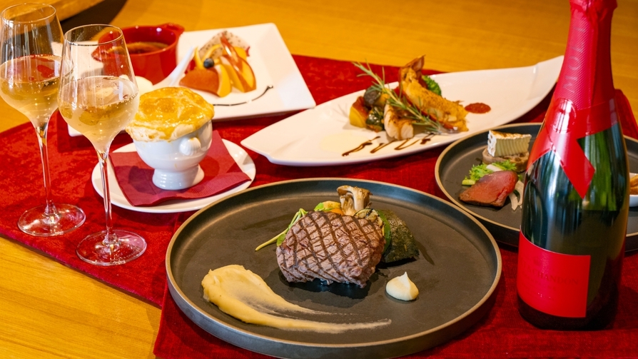 【グラスシャンパン付】モエ・エ・シャンドンと美食のマリアージュ〜SHARE THE LOVE〜