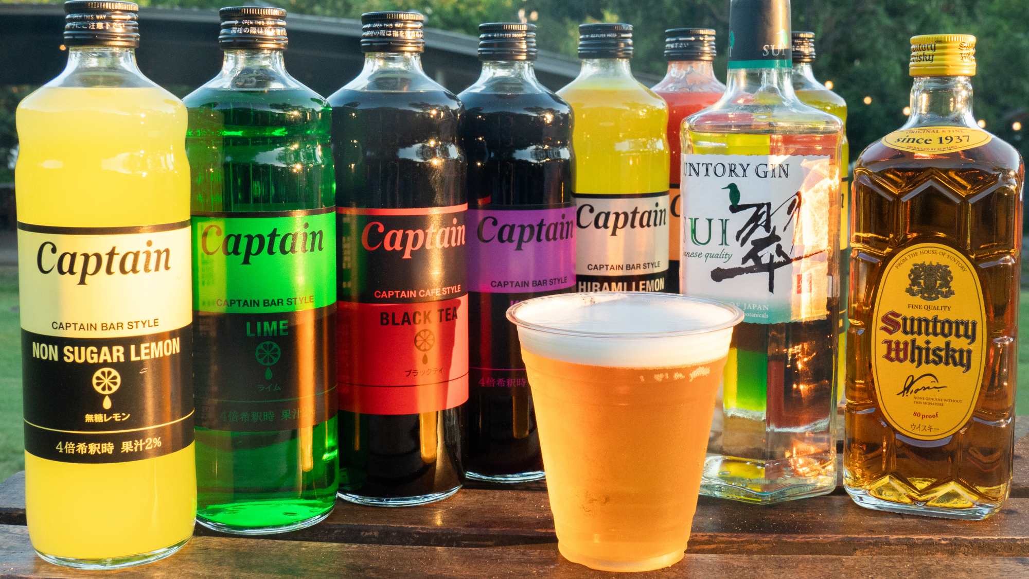 *The Day BBQ：飲み放題も種類を取り揃えております！（別途有料）