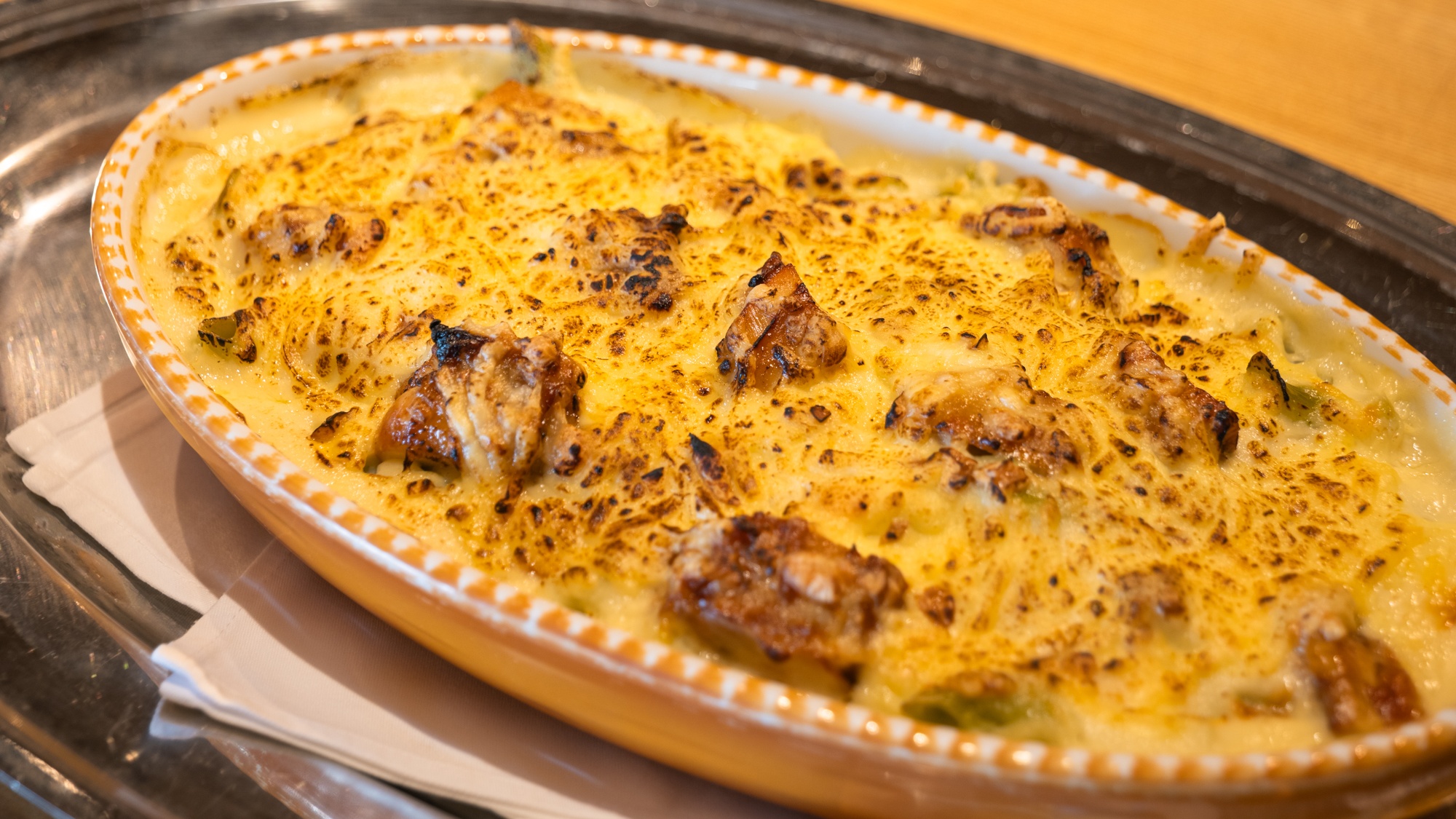 *【ご朝食】12月から2月までは冬のあたたかブレックファストキッチン！～チキングラタン～