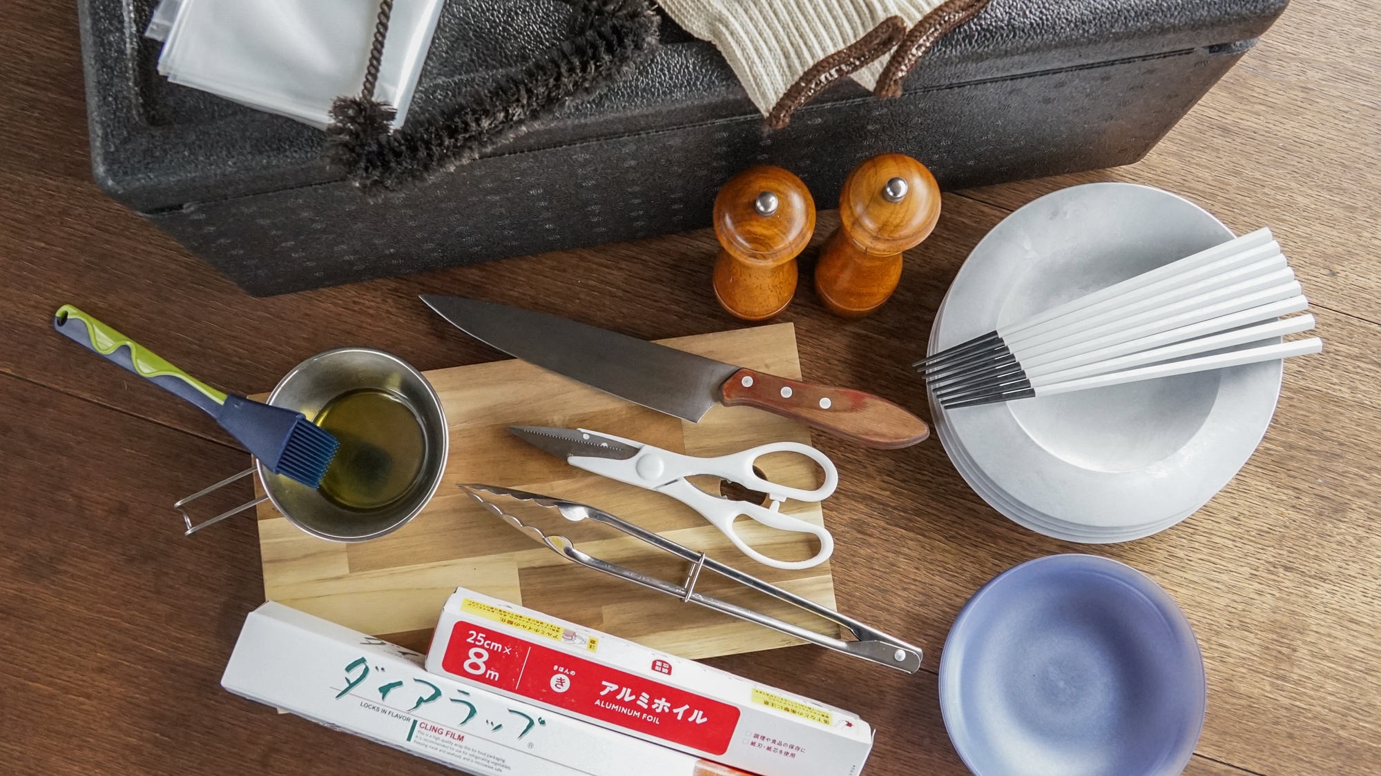 *【テラスBBQ貸出機材】グリルにはプロ仕様の電気式グリルを用意しており、片付け不要！