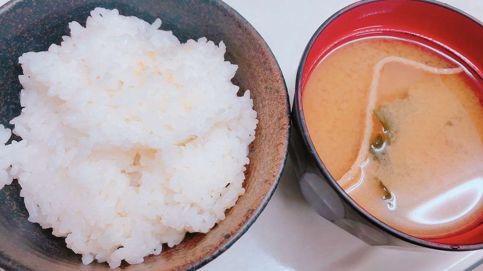 【朝食バイキング】ご飯とお味噌汁