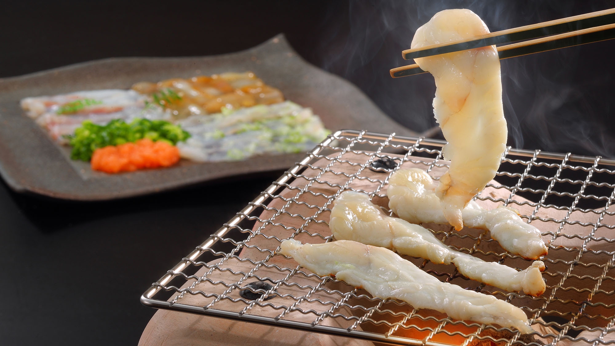 冬の特撰極プラン『庄内北前蟹、天童牛和の奏と天童荘伝統の味鰻の蒲焼き』