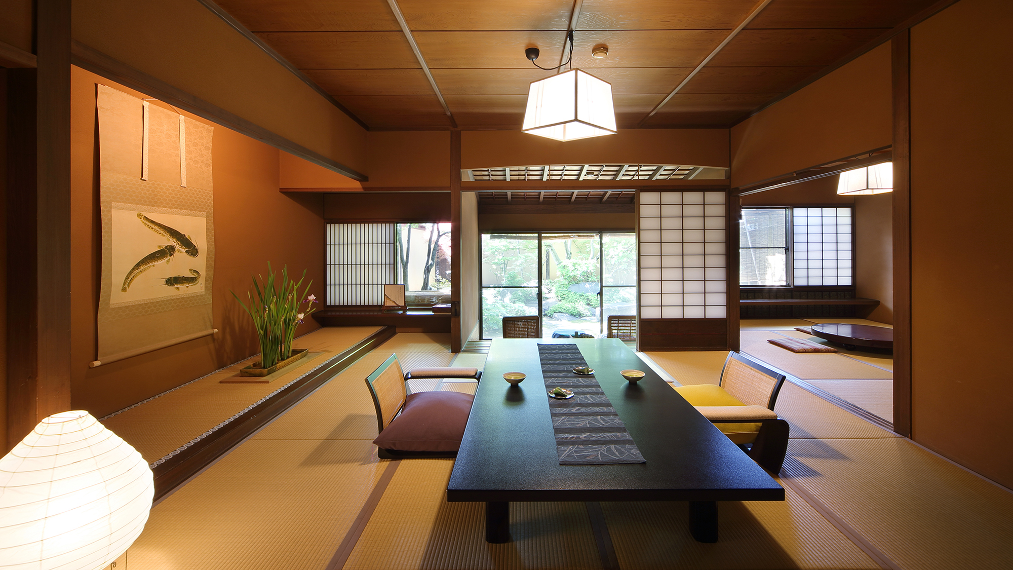 離れ「離塵境」　主室＋次の間＋縁側＋温泉露天風呂