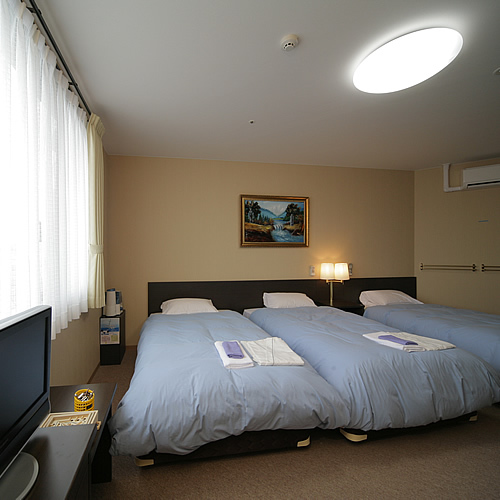 Triple room non-smoking about 24 square meters bed width 110 cm 3 units