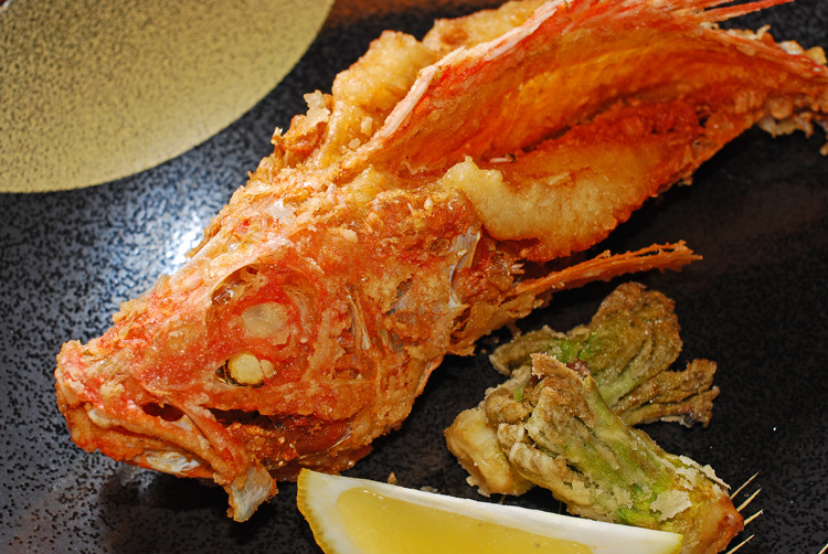 かさごの唐揚げ