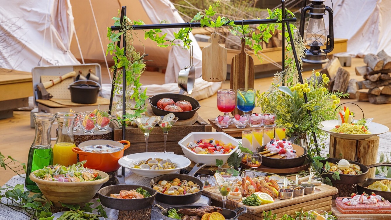 【期間限定★1泊2食付】毎年大好評！夏はやっぱりビアガーデン！ 食べ飲み放題のご夕食＆朝食ブッフェ付