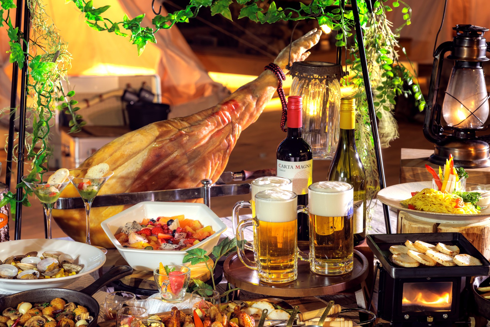 【夏旅応援キャンペーン】人気のビアガーデンプランが今だけ特別価格！食べ飲み放題ご夕食と朝食ブッフェ付