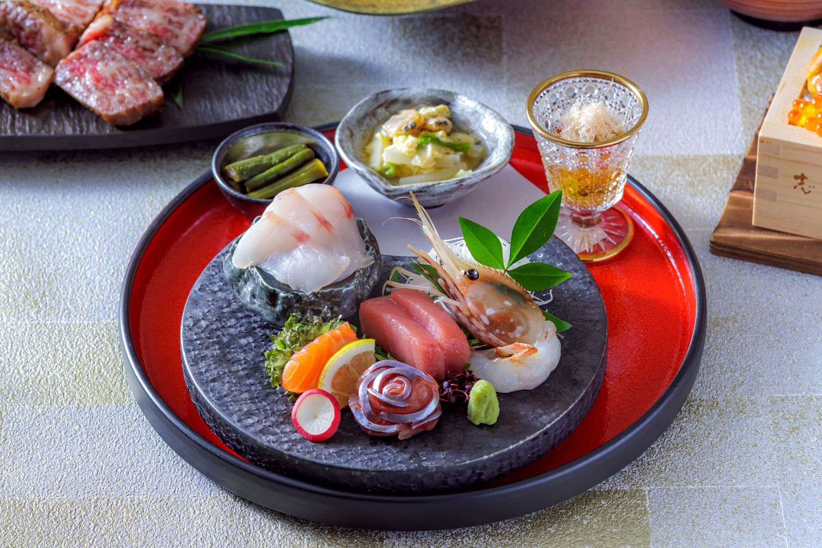 【1泊2食】ゴルフや観光、ビジネスに！炉端焼レストラン志古津料理長厳選・花コースの夕食と朝食ブッフェ