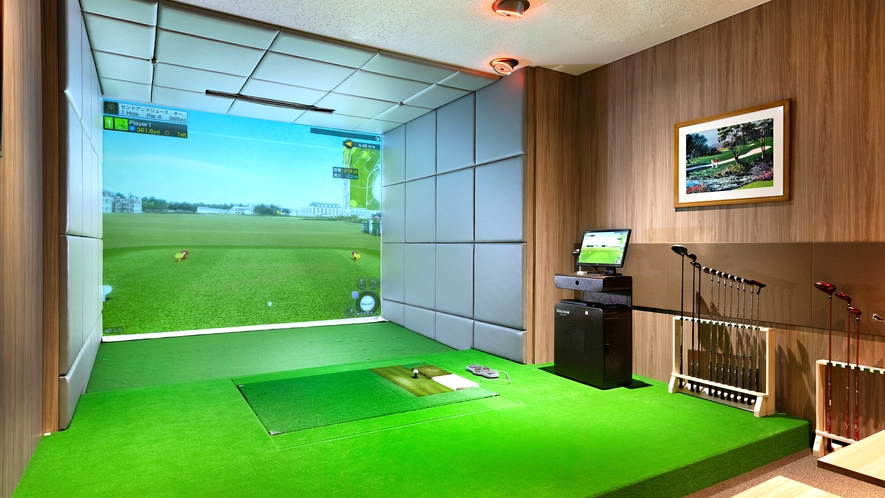 「ザ・パークバー」では、世界各地のゴルフ場データのシミュレーションゴルフをお楽しみいただけます。