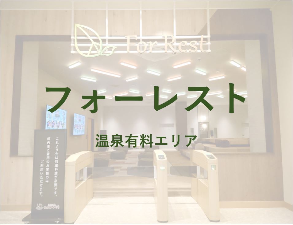 【サウナイキタイ】【フォーレスト岩盤浴付】朝食付き　※10月28日、29日、30日温泉休館