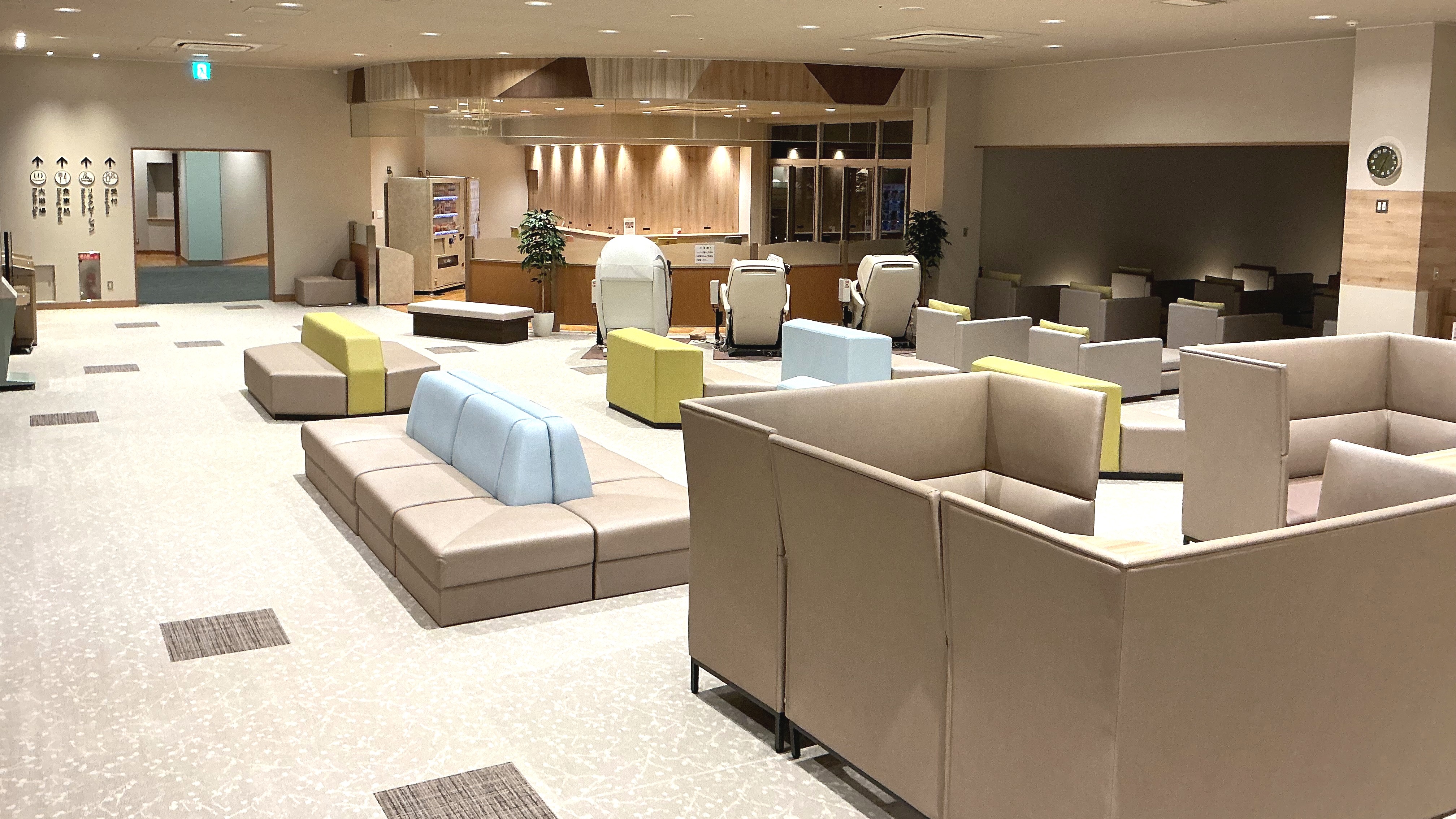 【コロナの湯内ラウンジ】