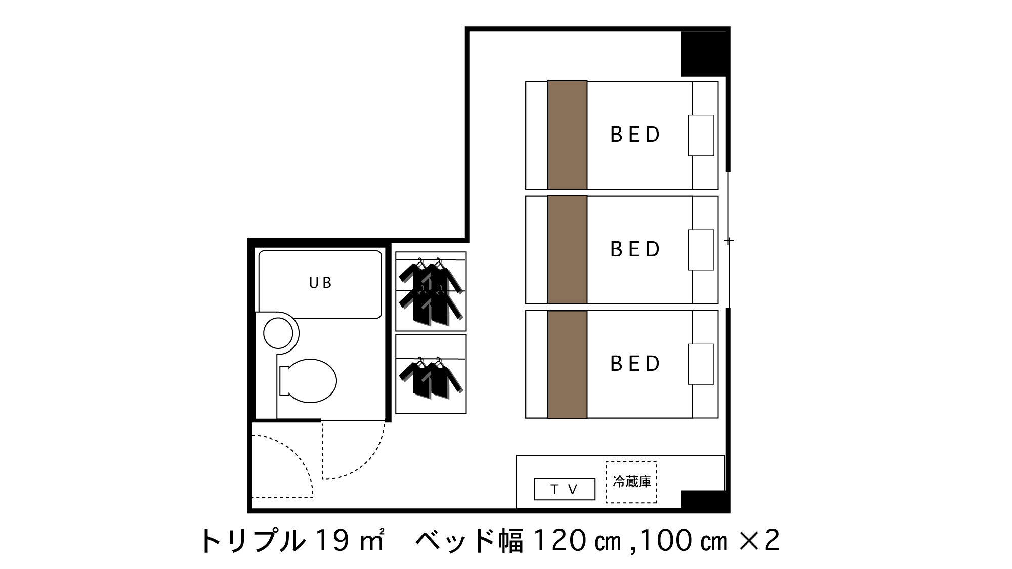 トリプル4名用★