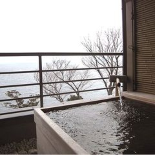 春蘭のお部屋のプライベート露天風呂