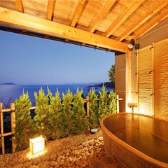 日本海一望　客室露天風呂