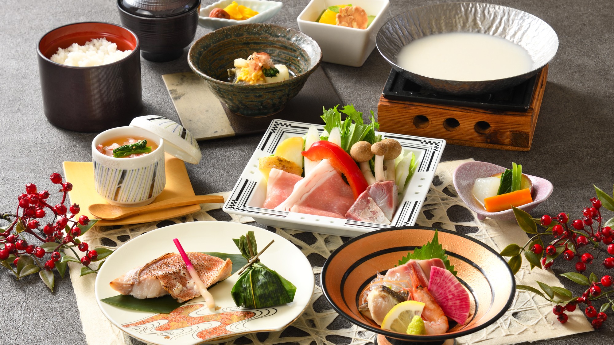 四季会席　冬メニュー（12～2月）