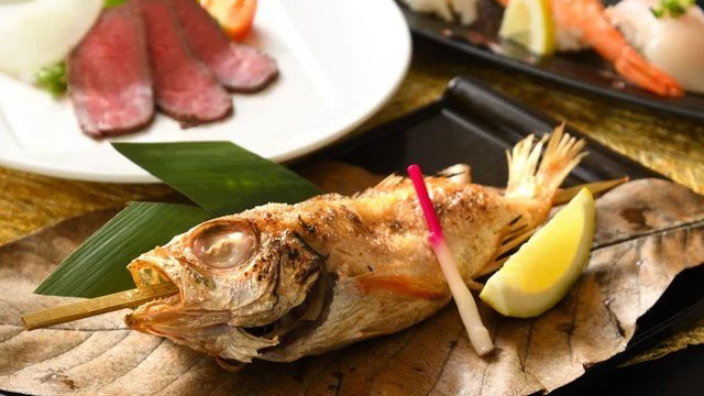 おまかせコース　のどぐろ塩焼き