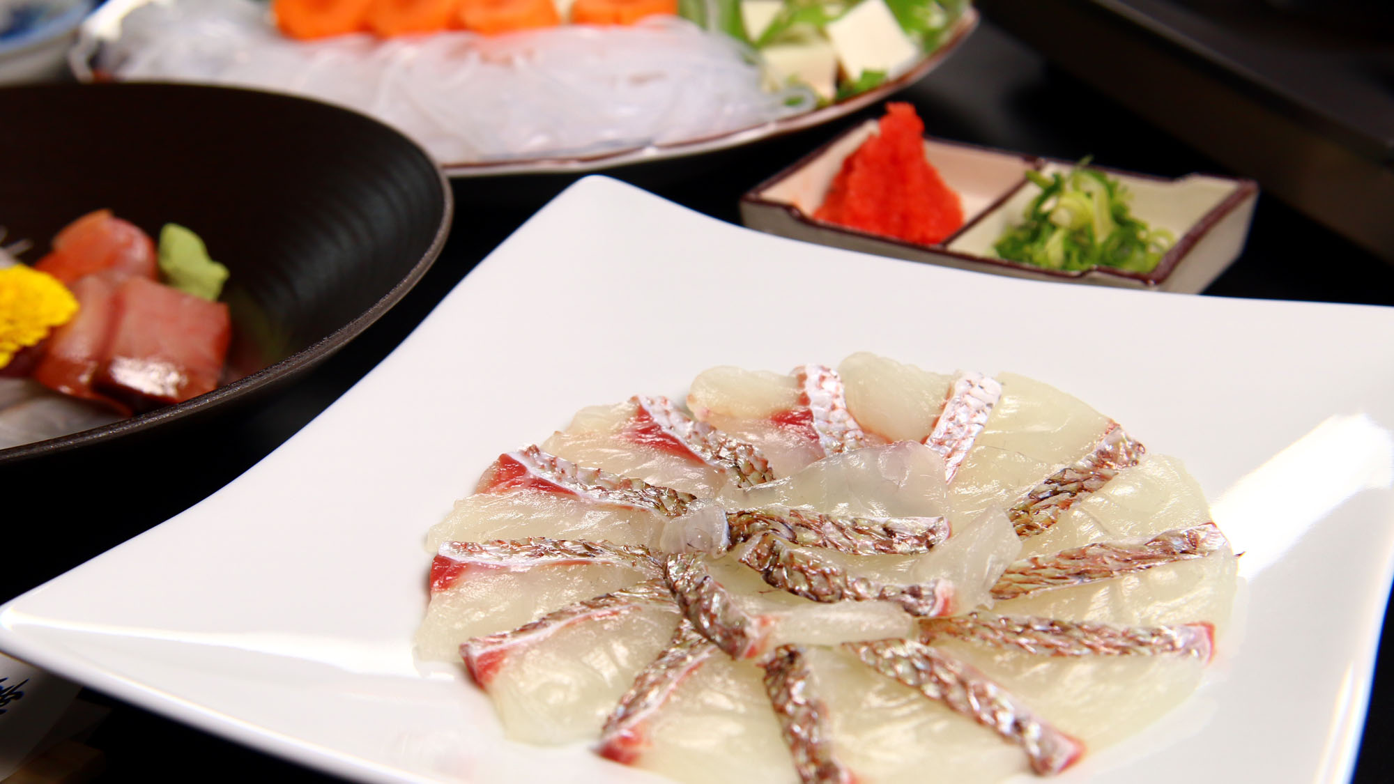 お食事◆鯛しゃぶプラン（そのままでも食べれる新鮮な鯛）*