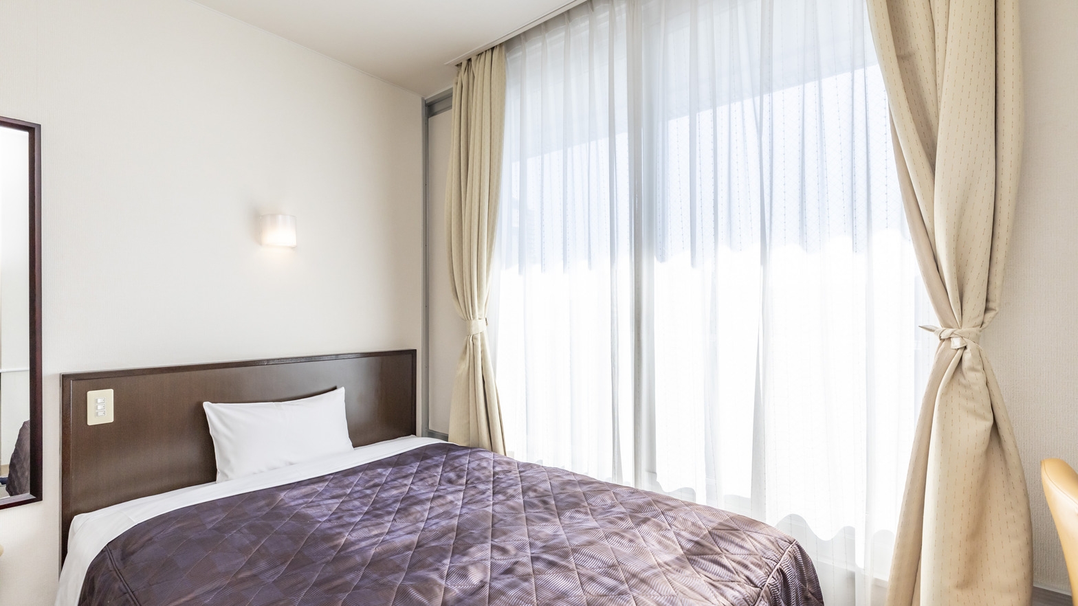 【楽天スーパーSALE】【素泊まり】お得なカップルプラン　【セミダブル２名】【WIFI＆有線LAN】