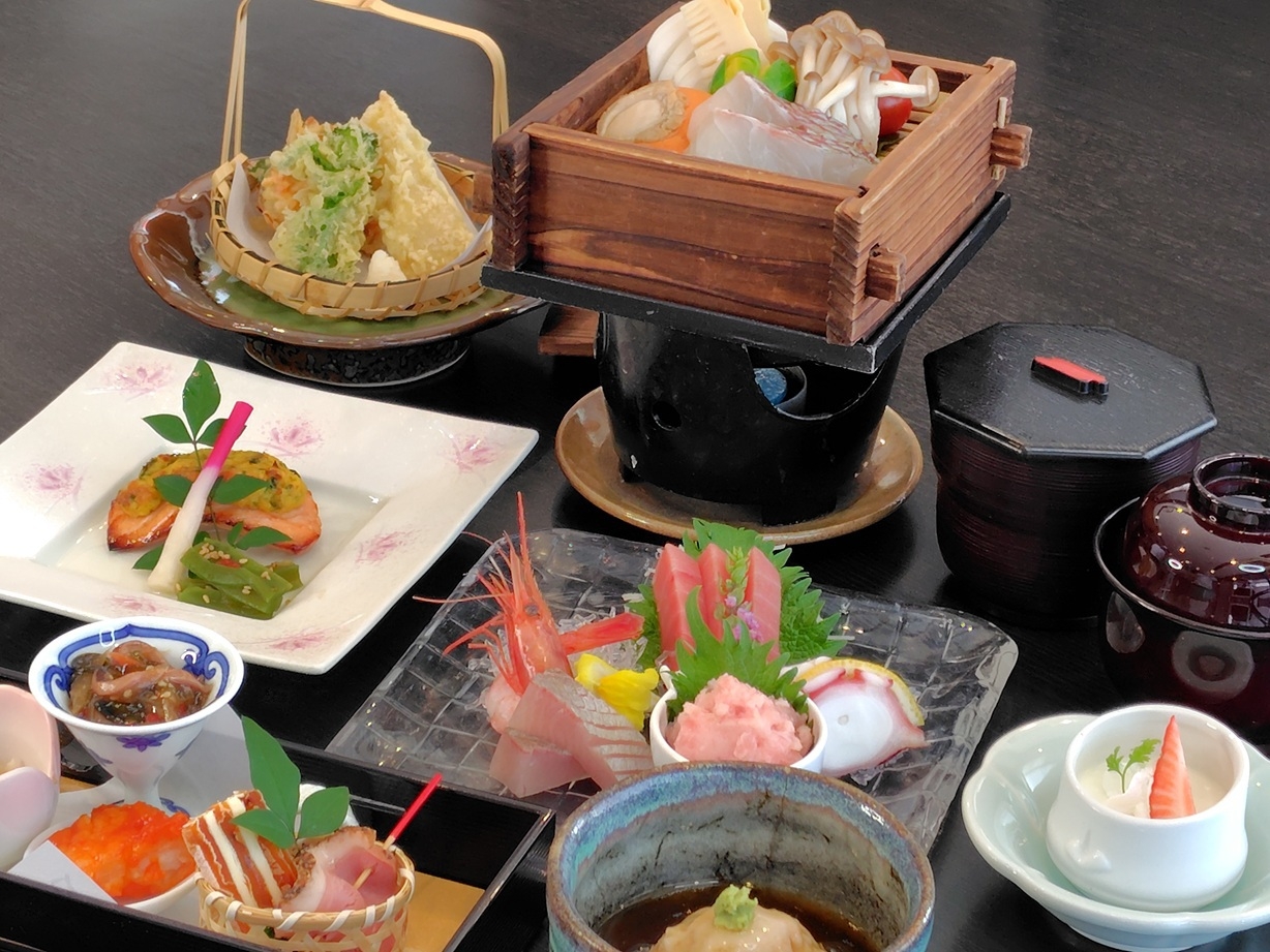 真鯛・帆立と旬野菜のセイロ蒸しプラン♪