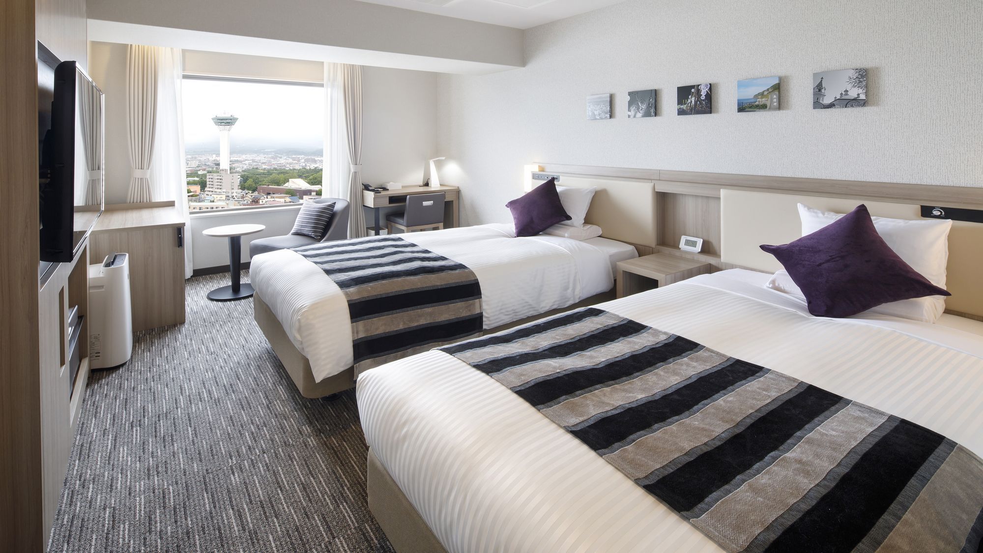 コンフォートツイン【禁煙のみ】(20平米) ベッド幅110cmベッド2台