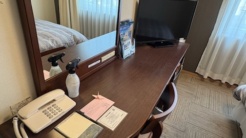客室デスク全体