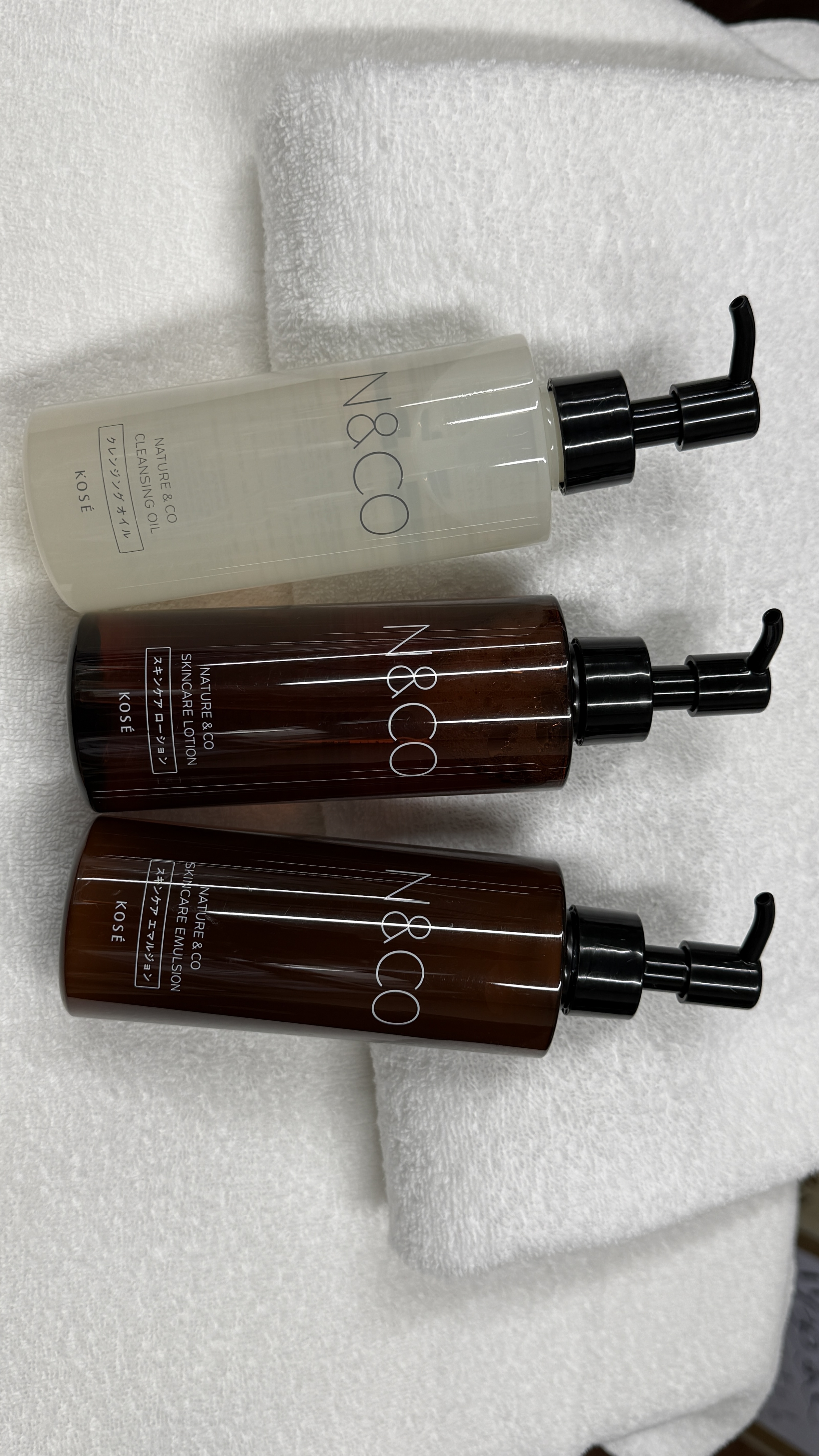 女性用大浴場　クレンジング・化粧水・乳液