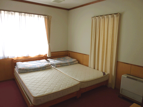 Twin room in the accommodation