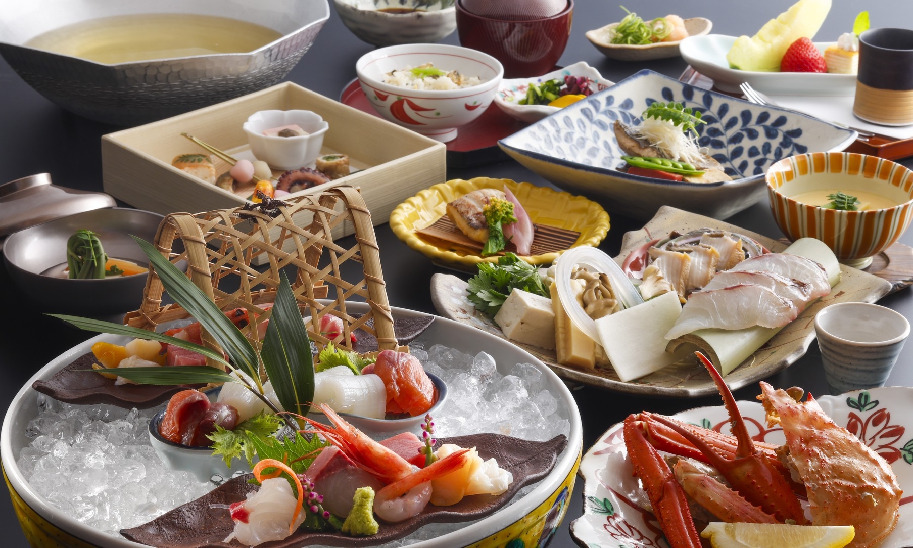 【お盆】《日本海会席》〜日本海の恵み〜近隣漁港で水揚げ！新鮮な海の幸を味わい尽くすご夕食♪