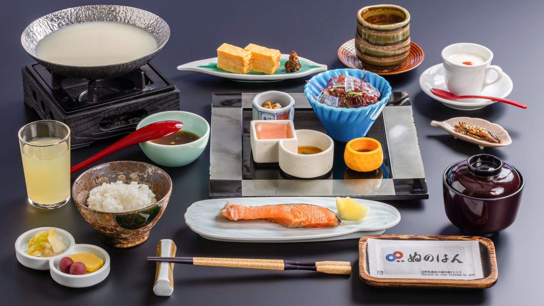老舗温泉旅館の朝ごはん【和朝食】