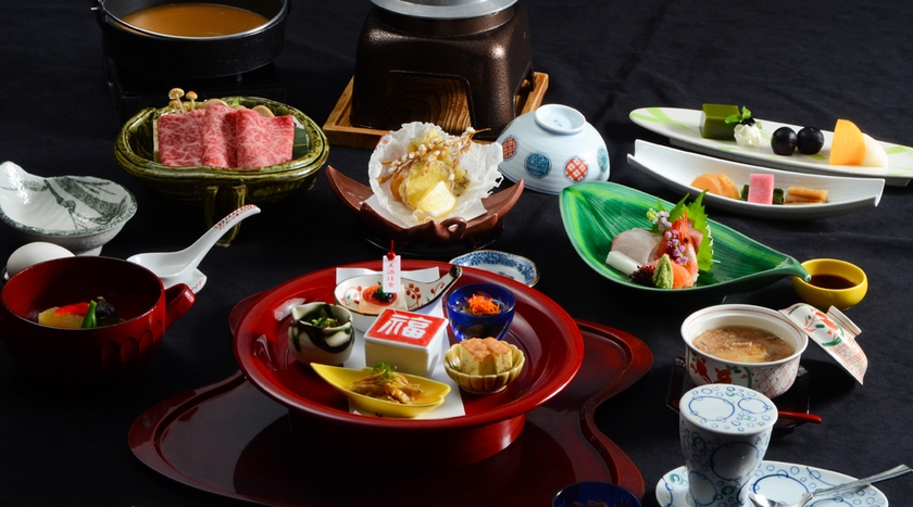 【基本プラン】信濃路の極み　黒毛和牛豆乳しゃぶしゃぶ付◇信濃路会席◇＜夕朝食付＞