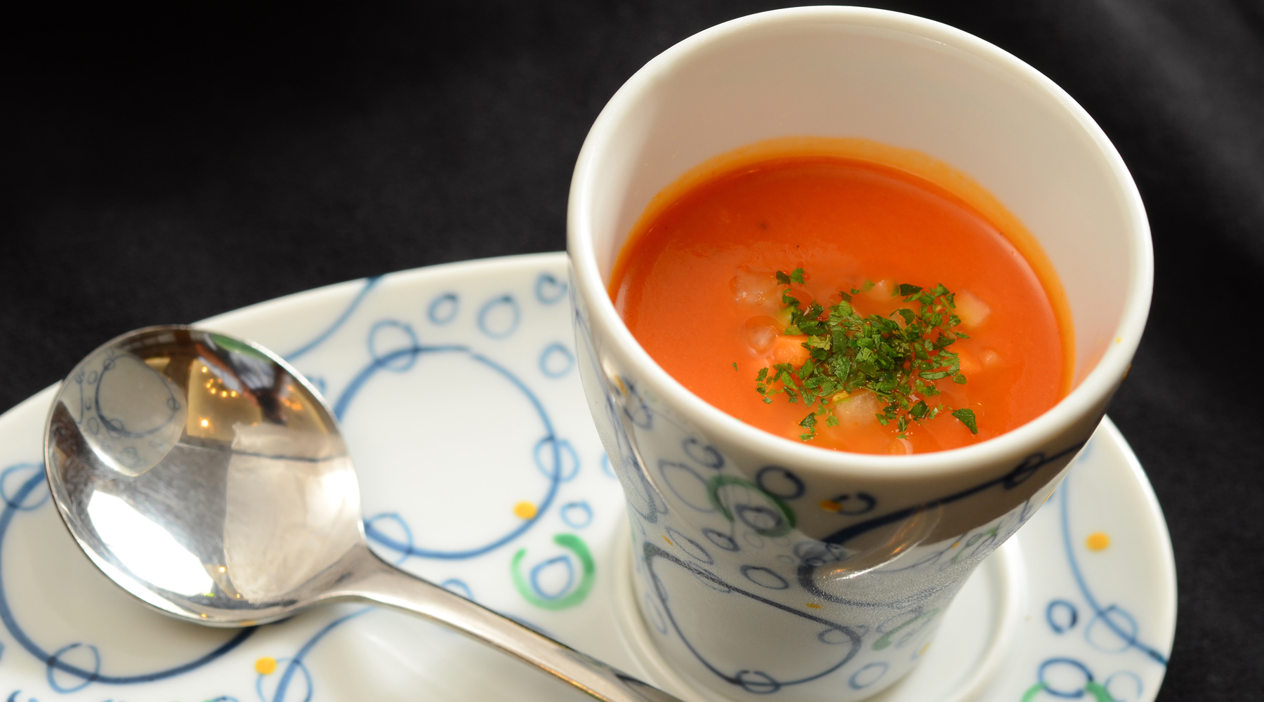 高原野菜の冷やしスープ