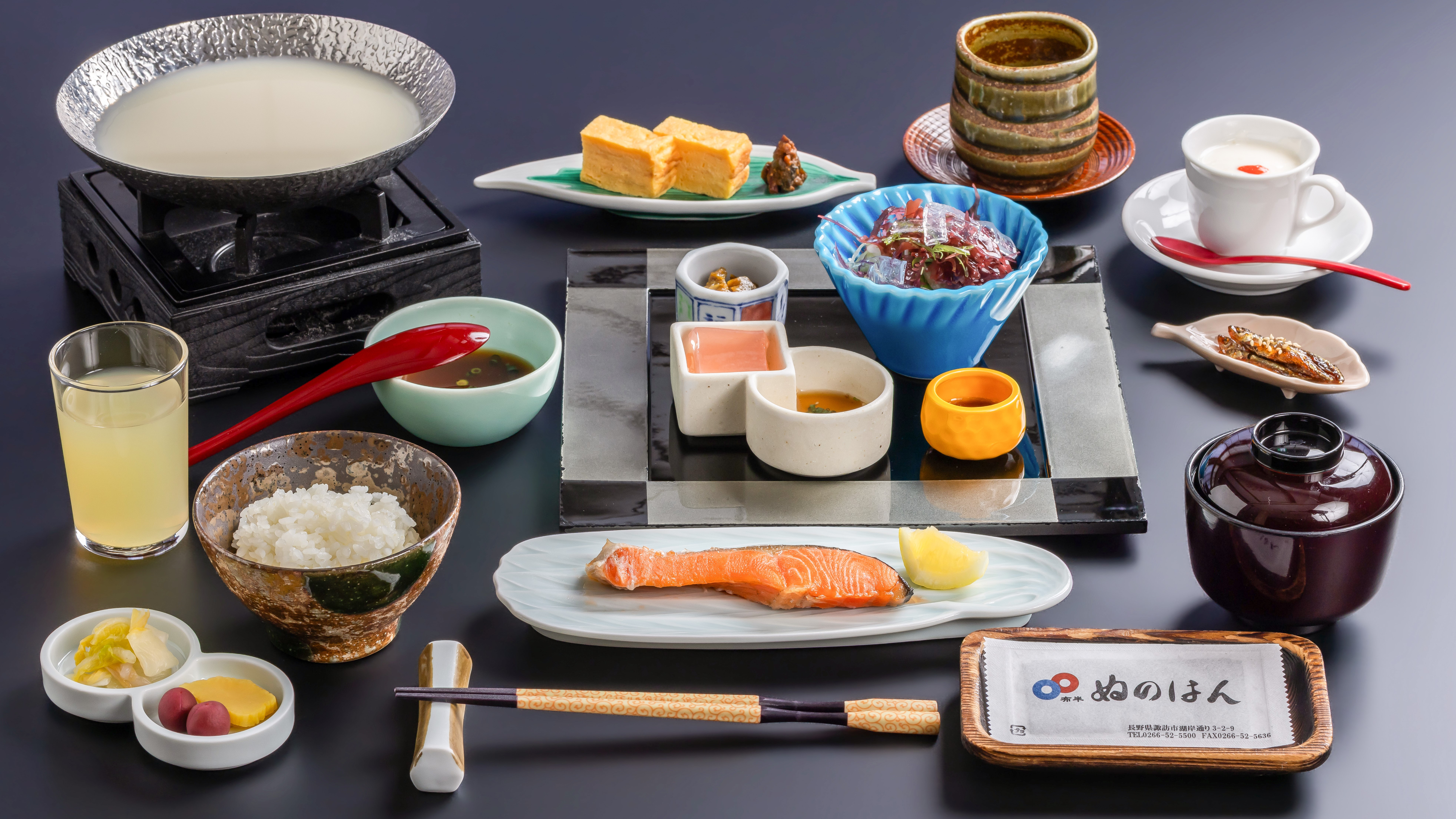 老舗温泉旅館の朝ごはん【和朝食】