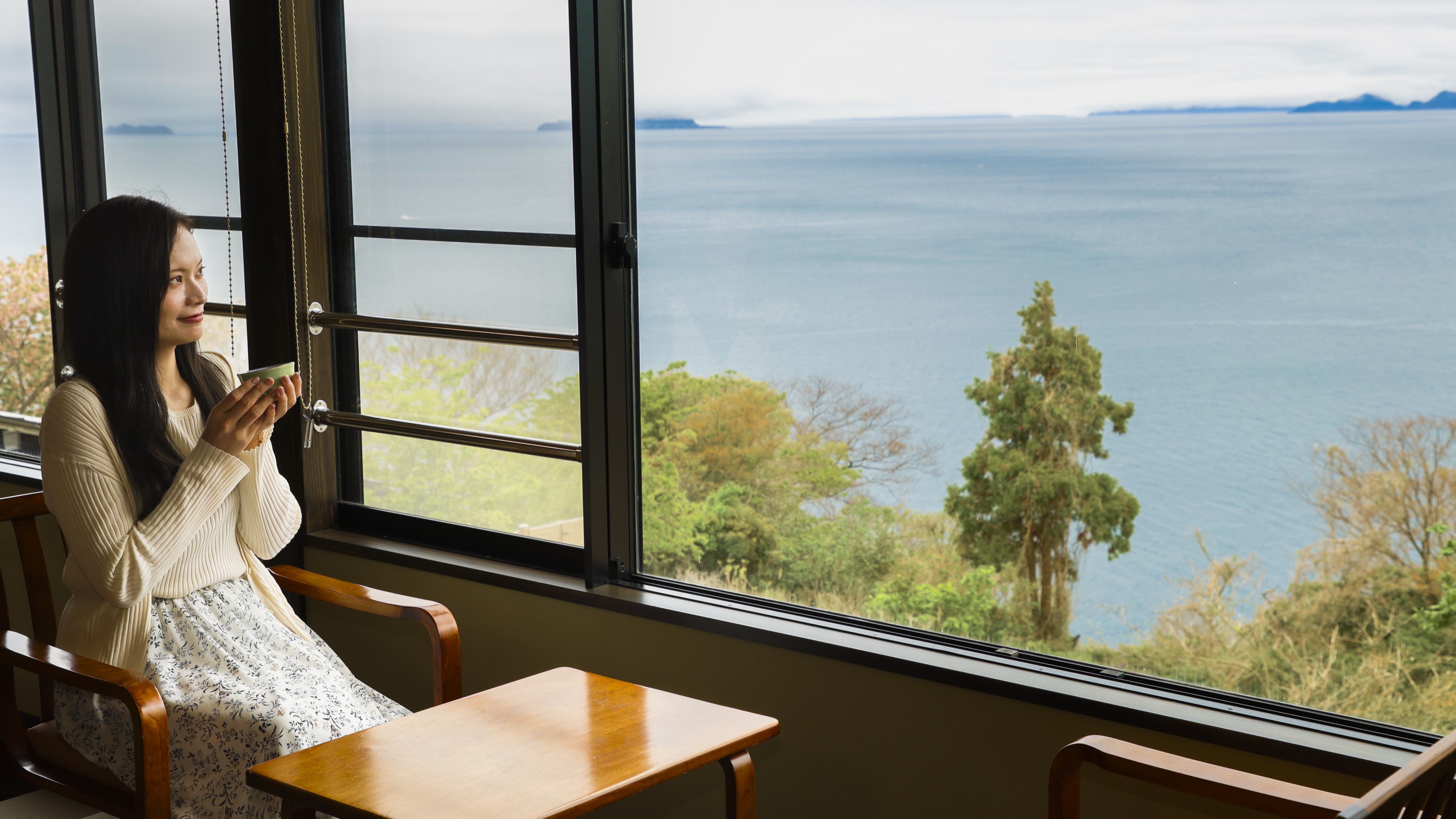 日本海と朝日一望！清潔感のある静かなお部屋でお寛ぎいただけます♪